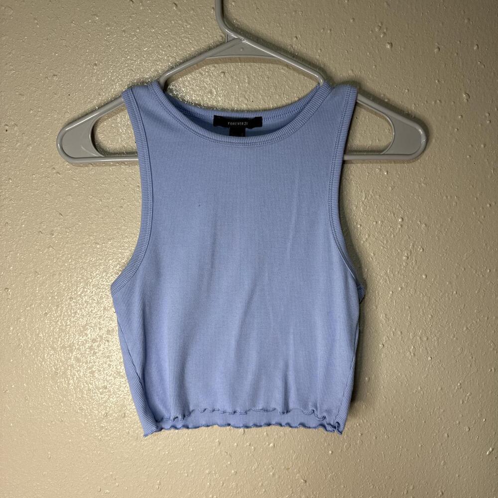Forever 21 Light blue crop top
